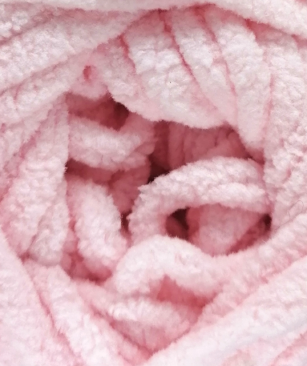 Chenille Rosa bebê - C027