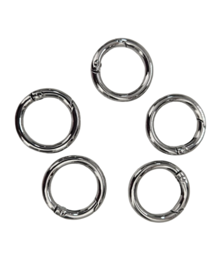 Argola articulada prateada